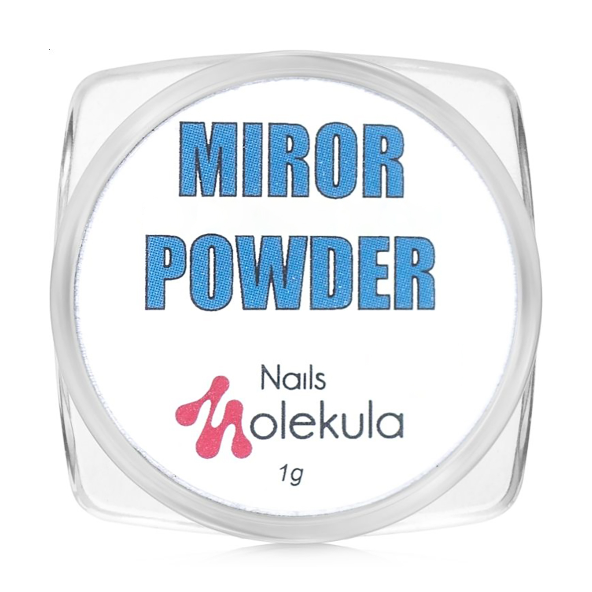 Дзеркальна пудра для нігтів Nails Molekula Professional Mirror Powder, 08 Фіолетовий, 1 г